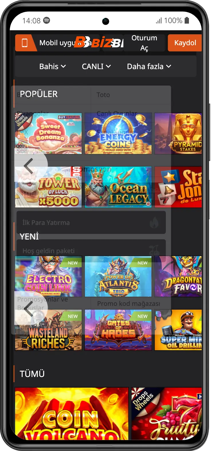 Bizbet apk