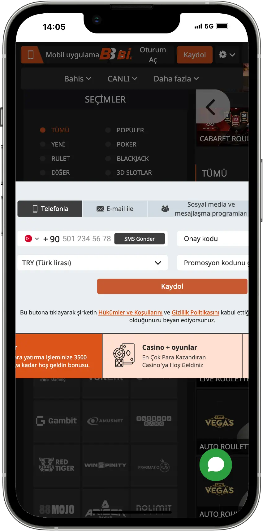 Bizbet apk indir